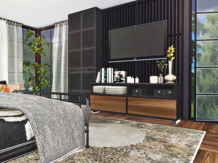 sims 4 cc rune bedroom by rirann 3