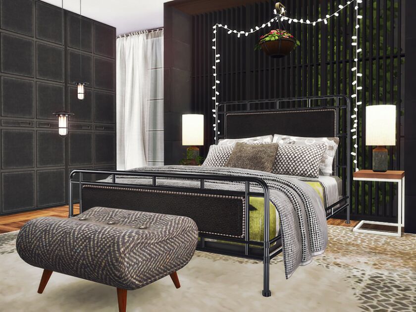 sims 4 cc rune bedroom by rirann 4