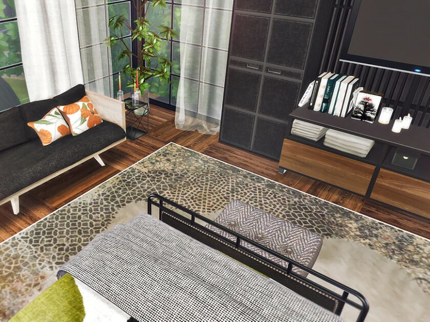 sims 4 cc rune bedroom by rirann 5