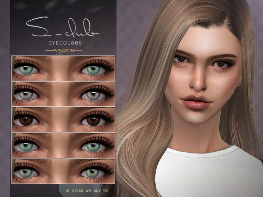 S-Club WM Eyecolors 202102 By S-Club Sims 4 CC