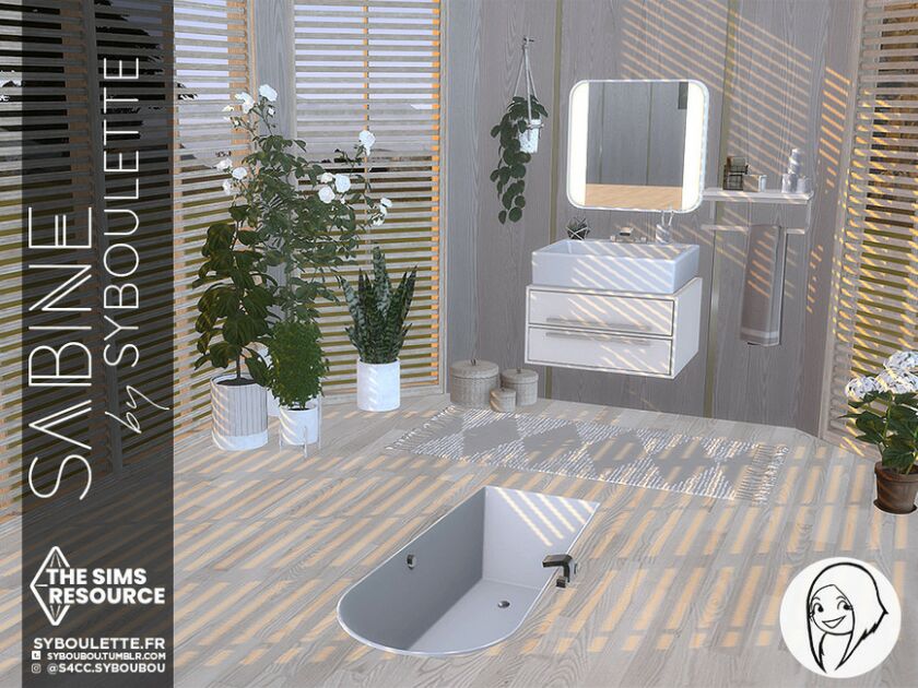 sims 4 cc sabine bathroom set part 1 furnitures by syboubou 3