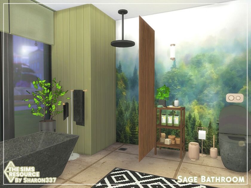 sims 4 cc sage bathroom tsr cc only by sharon337 5