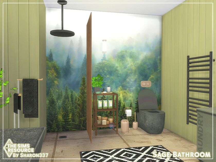 sims 4 cc sage bathroom tsr cc only by sharon337 6