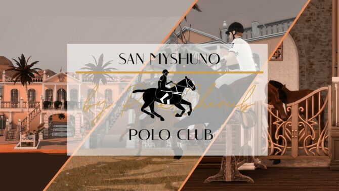 SAN Myshuno Polo Club (With CC) By Pinkcherub Sims 4 CC