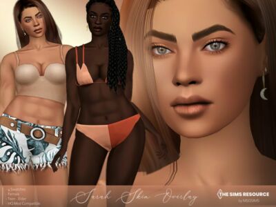 Sarah Skin Overlay By Msqsims Sims 4 CC