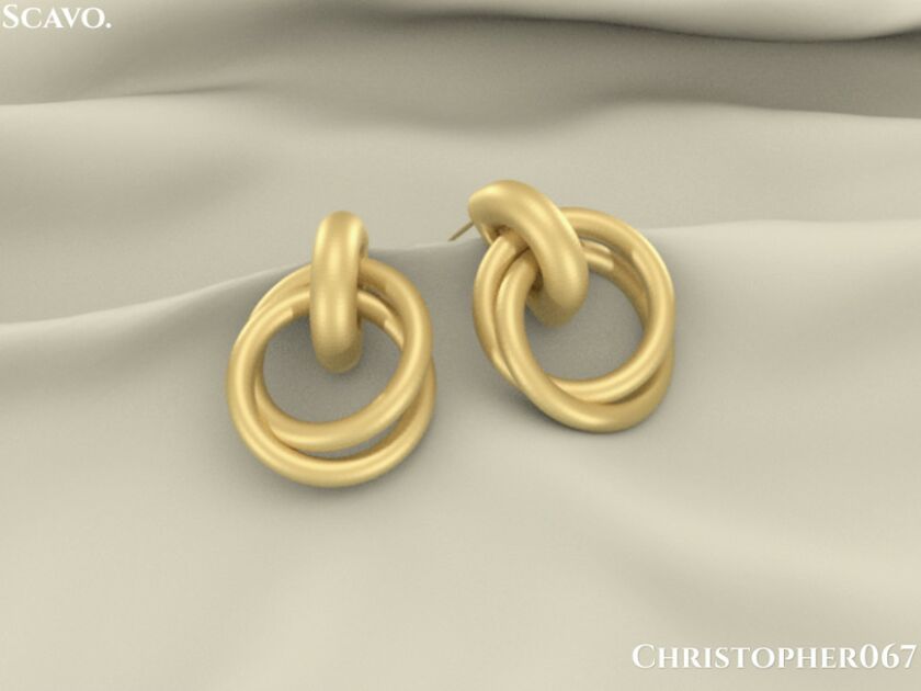 sims 4 cc scavo earrings christopher067 by christopher067 3