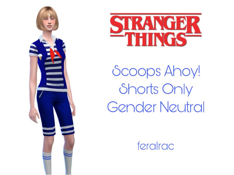 Scoops Ahoy Shorts By Feralrac Sims 4 CC