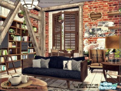 SEA Stories – Livingroom Sims 4 CC