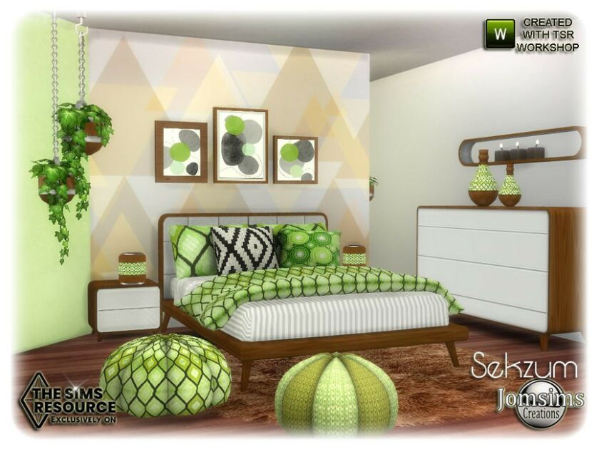 sims 4 cc sekzum bedroom by jomsims 7