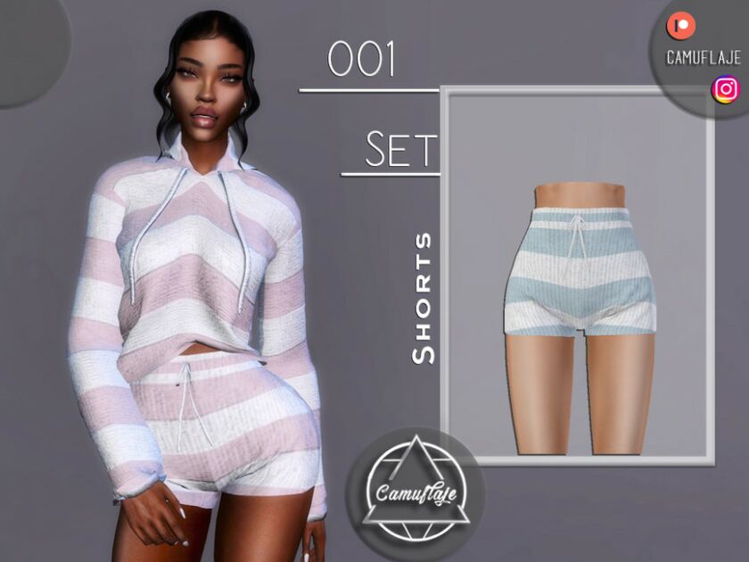 SET 001 – Shorts By Camuflaje Sims 4 CC