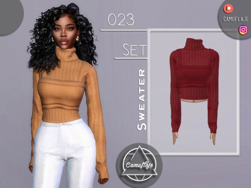 SET 023 – Sweater By Camuflaje Sims 4 CC