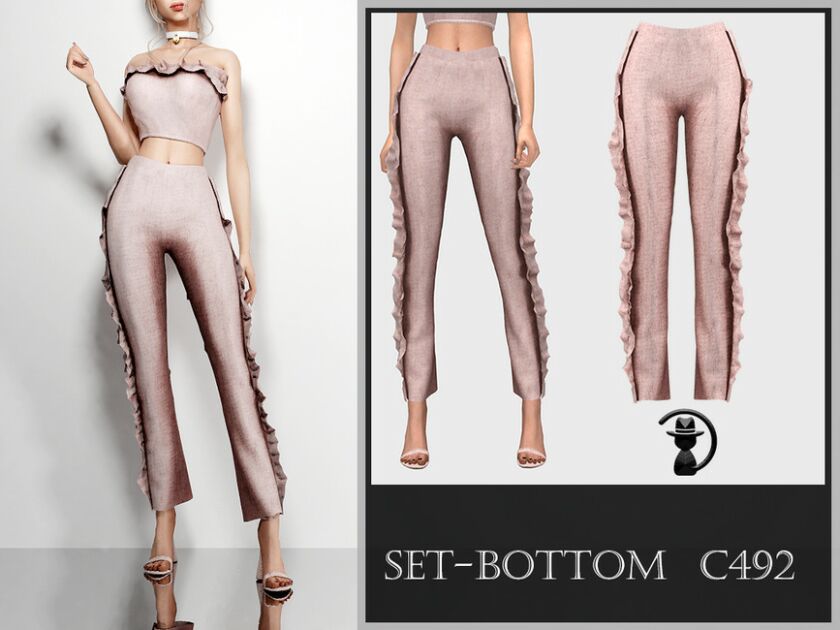 Set-Bottom C492 By Turksimmer Sims 4 CC