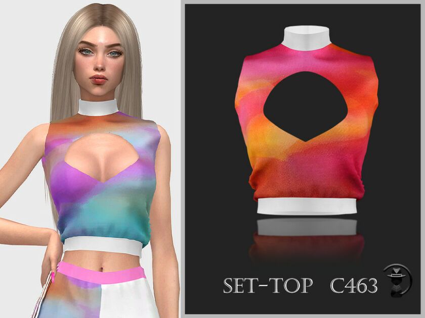 Set-Top C463 By Turksimmer Sims 4 CC