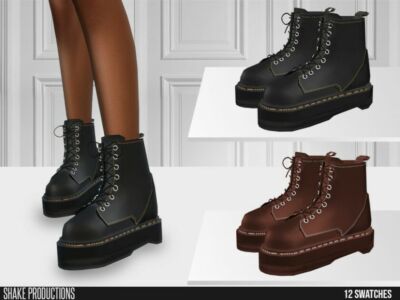 Shakeproductions 633 – Leather Boots By Shakeproductions Sims 4 CC