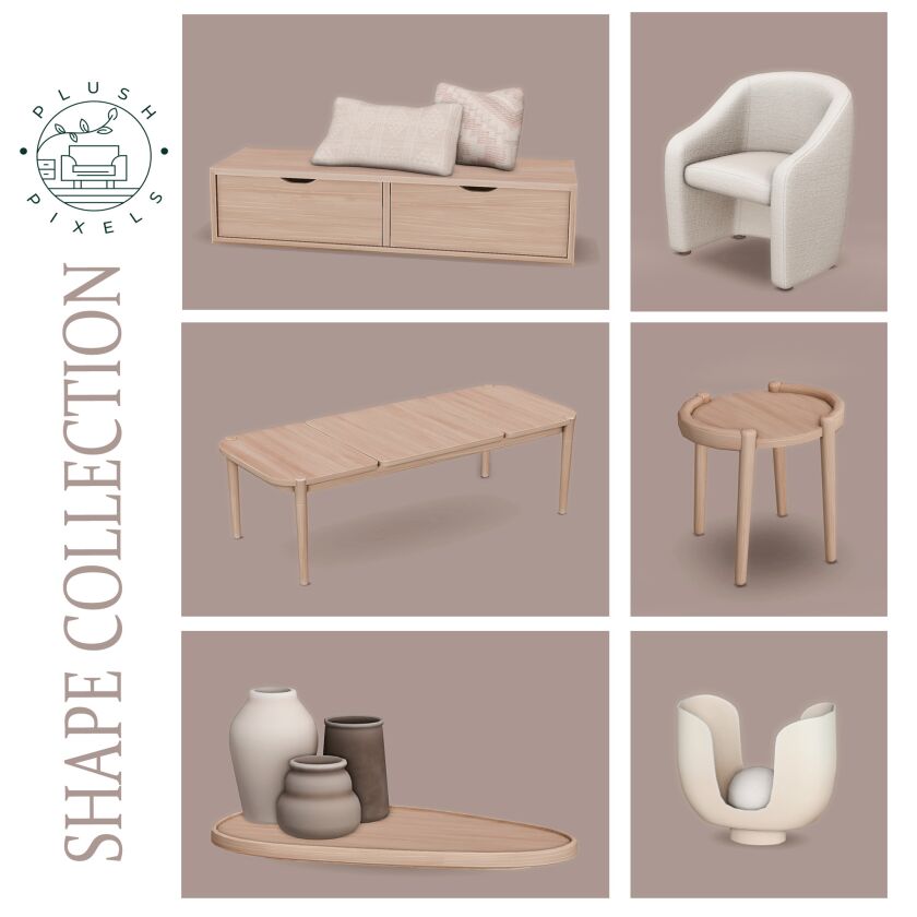 sims 4 cc shape collection dining room 2