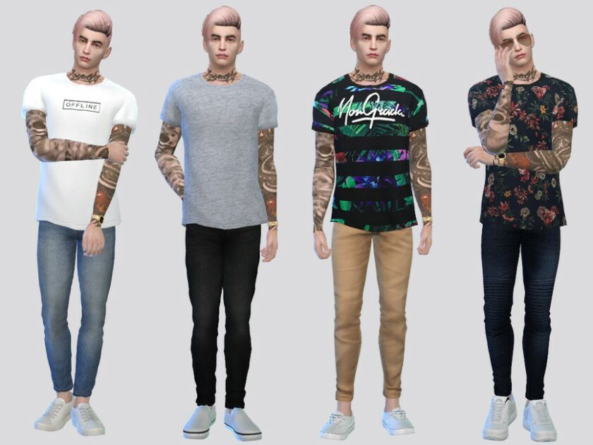 sims 4 cc shortsleeve tees by mclaynesims 2