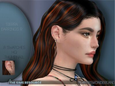 Sierra Earrings R By Playerswonderland Sims 4 CC