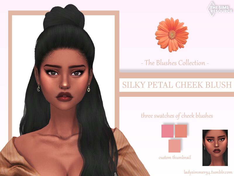 Silky Petal Cheek Blush By Ladysimmer94 Sims 4 CC