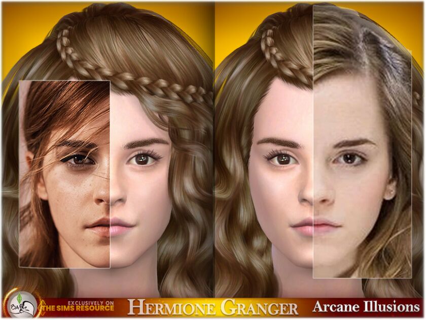 sims 4 cc sim hermione granger arcaneillusions tsr only cc by bakalia 3