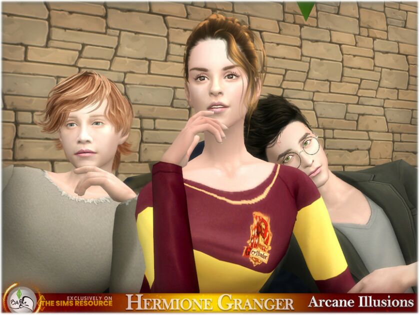 sims 4 cc sim hermione granger arcaneillusions tsr only cc by bakalia 7