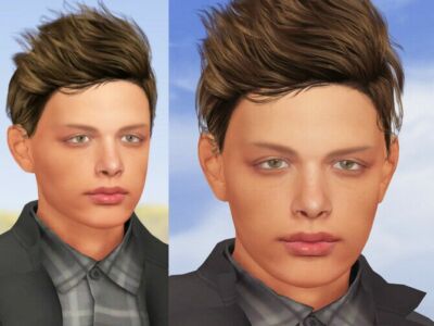 Model Luis Miguel & Lips Preset By Lutessa Sims 4 CC