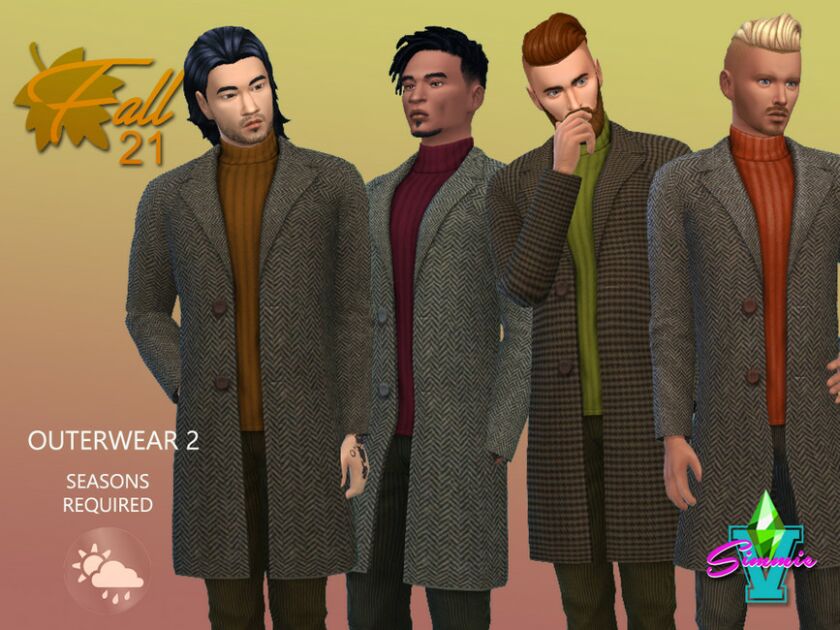 Fall21 Outerwear 2 By Simmiev Sims 4 CC