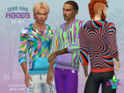 Simmiev Into The Hoods OP ART By Simmiev Sims 4 CC