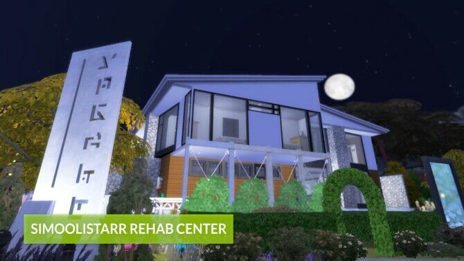 Simoolistarr Rehab Center By Simooligan Sims 4 CC