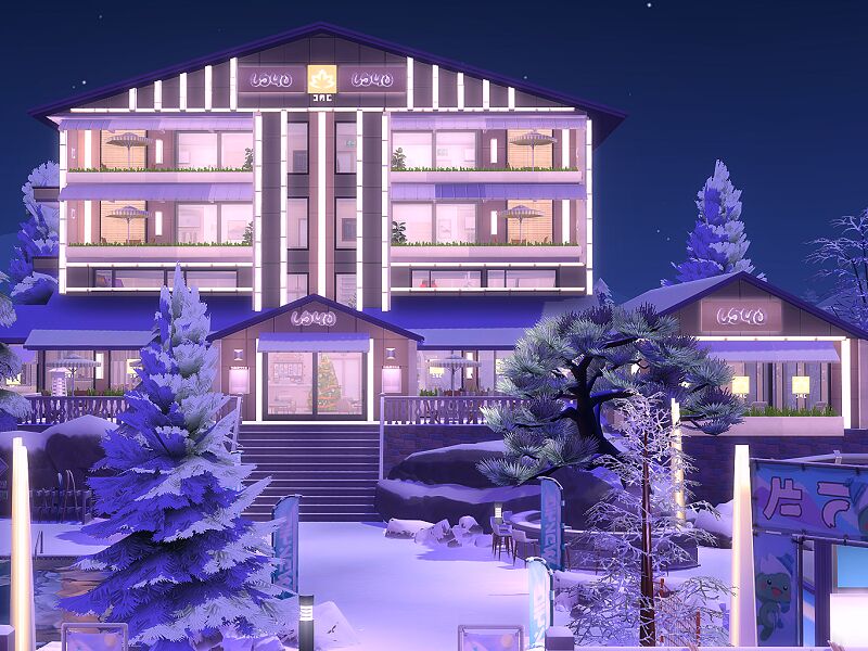 sims 4 cc ski resort hotel no cc by flubs79 2