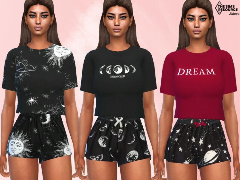 Sleeping Shorts By Saliwa Sims 4 CC