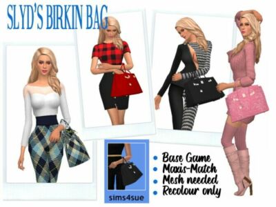 Slyd’s Birkin BAG Sims 4 CC