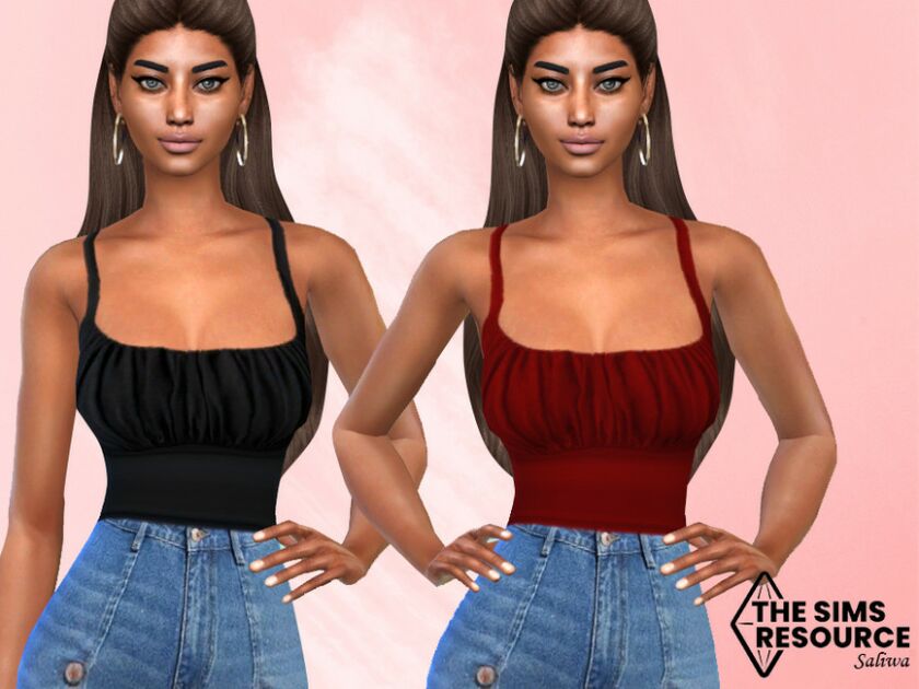 Smocked Tops By Saliwa Sims 4 CC