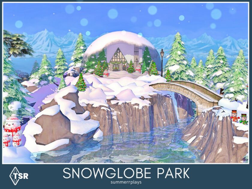 Snowglobe Park Sims 4 CC