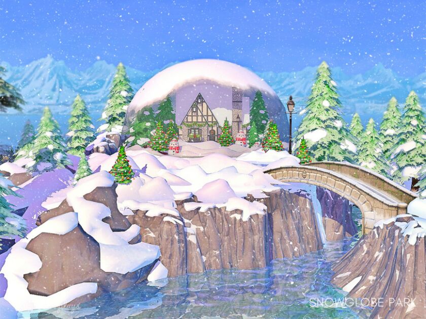 sims 4 cc snowglobe park 2