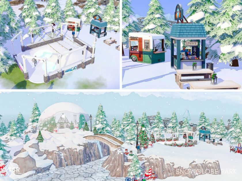 sims 4 cc snowglobe park 6