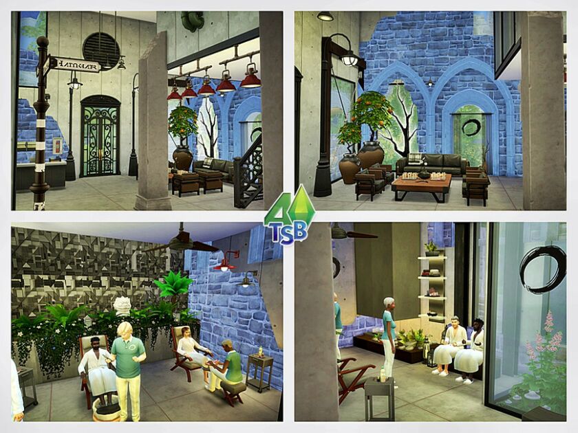 sims 4 cc spa among the ruins industrial no cc by bozena 7