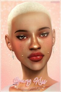 Spring Kiss Glossy Makeup SET Sims 4 CC