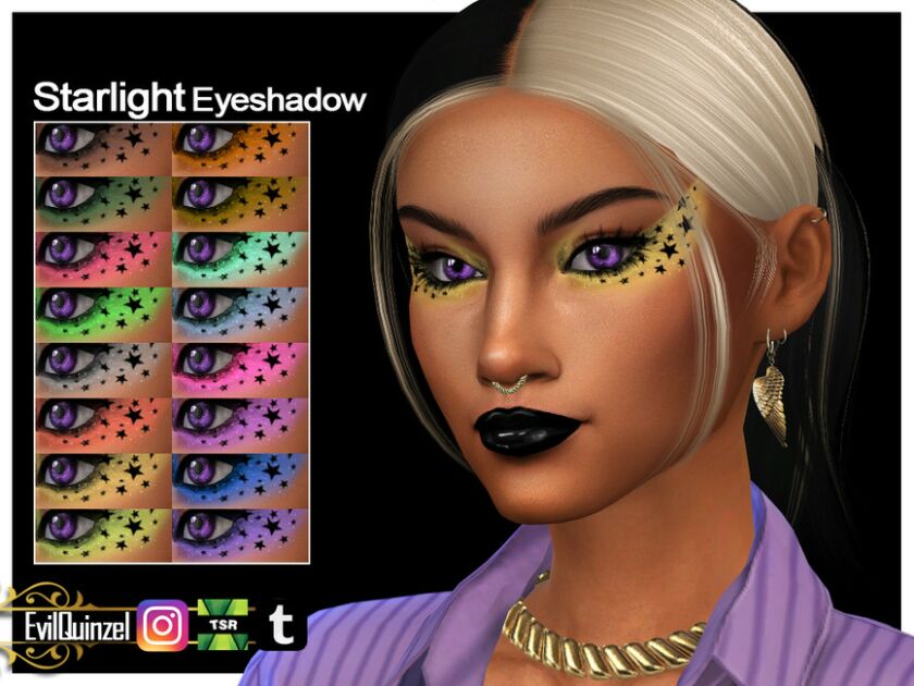 Starlight Eyeshadow By Evilquinzel Sims 4 CC