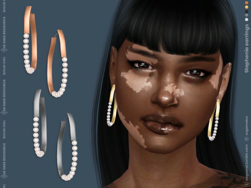 Stephenie Earrings Sims 4 CC