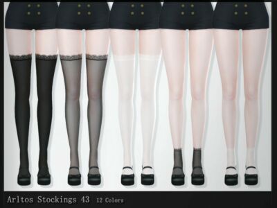 Stockings 43 By Arltos Sims 4 CC