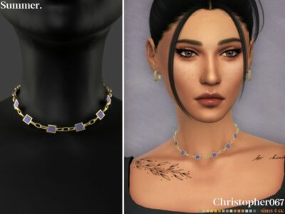 Summer Necklace / Christopher067 By Christopher067 Sims 4 CC