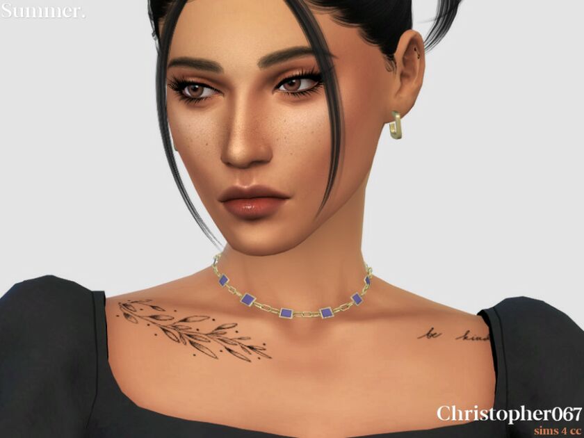 sims 4 cc summer necklace christopher067 by christopher067 2