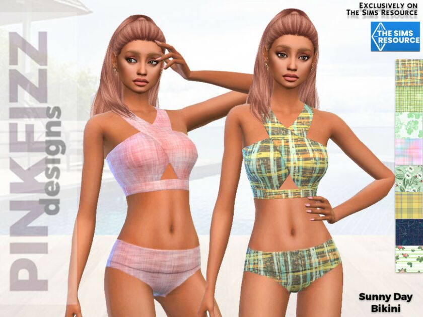 Sunny DAY Bikini By Pinkfizzzzz Sims 4 CC