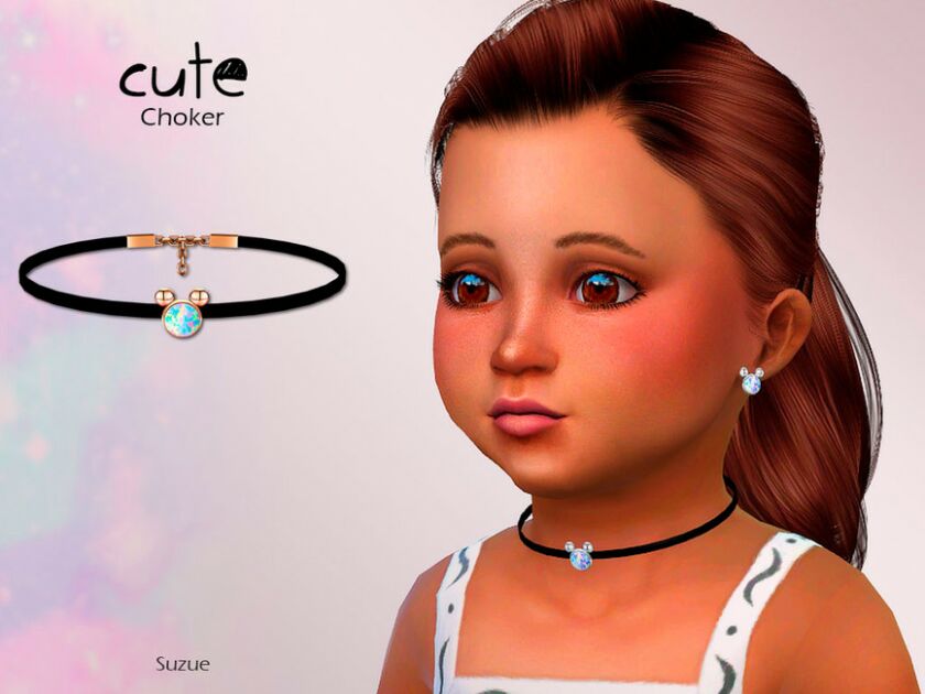 Cute Toddler Choker By Suzue Sims 4 CC