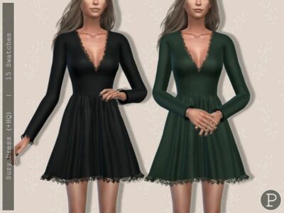 Suzy Dress. By Pipco Sims 4 CC