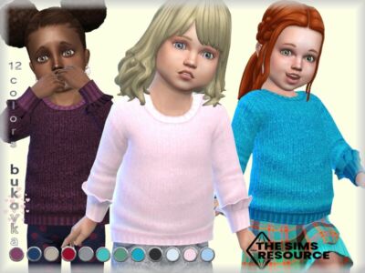 Sweater Toddler Female By Bukovka Sims 4 CC