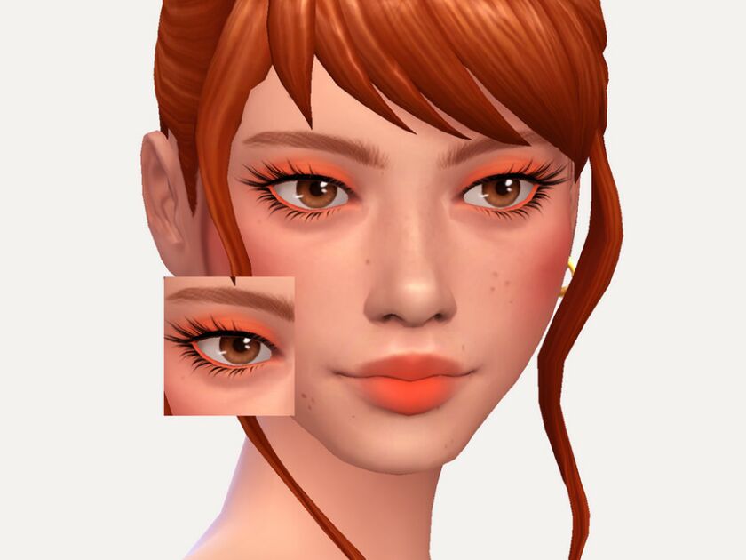 Sweet Peach Eyeshadow By Sagittariah Sims 4 CC