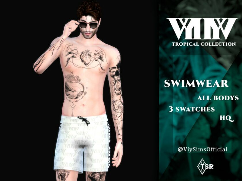 Swimwear – Tropical Collection Sims 4 CC