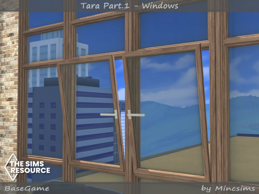 sims 4 cc tara part 1 windows by mincsims 6