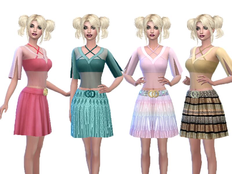 Teesheer TOP Recolor By Trudieopp Sims 4 CC